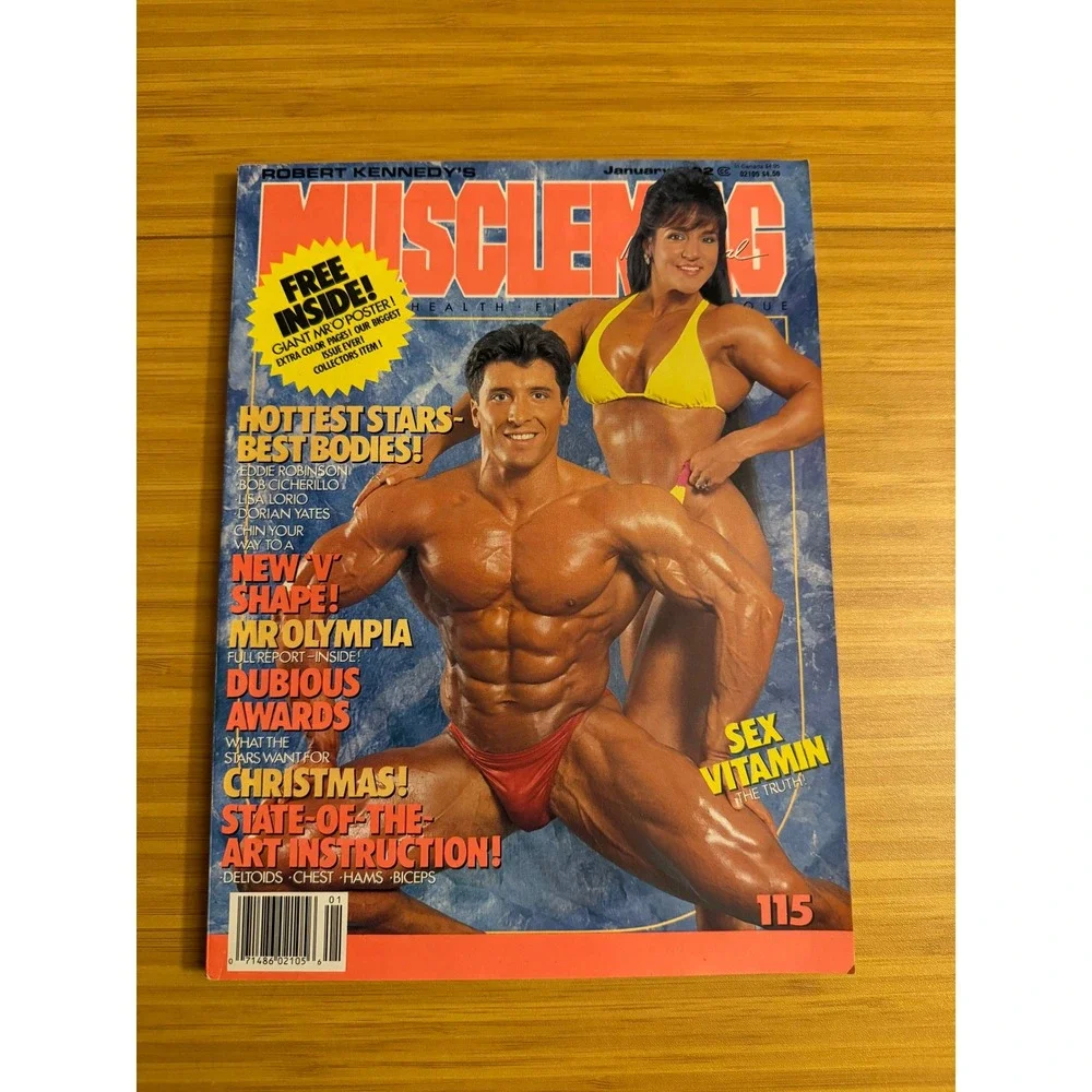 Muscle &‎ Fitness Magazine January 1992 Robert Kennedy Hottest Stars Bodies
